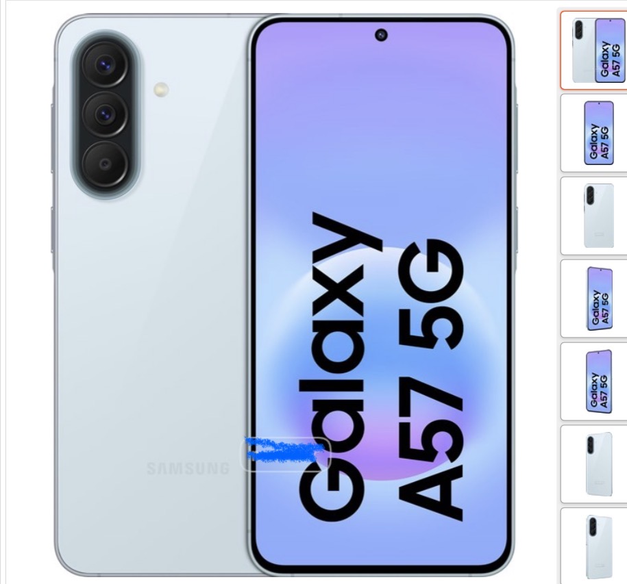 Galaxy A57 سامسونگ ۲۵۶گیگ رام۱۲